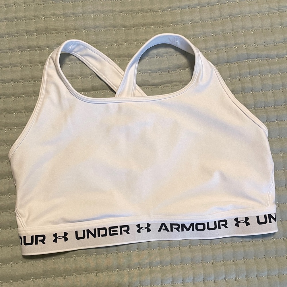 Under Armour White Racerback Bra